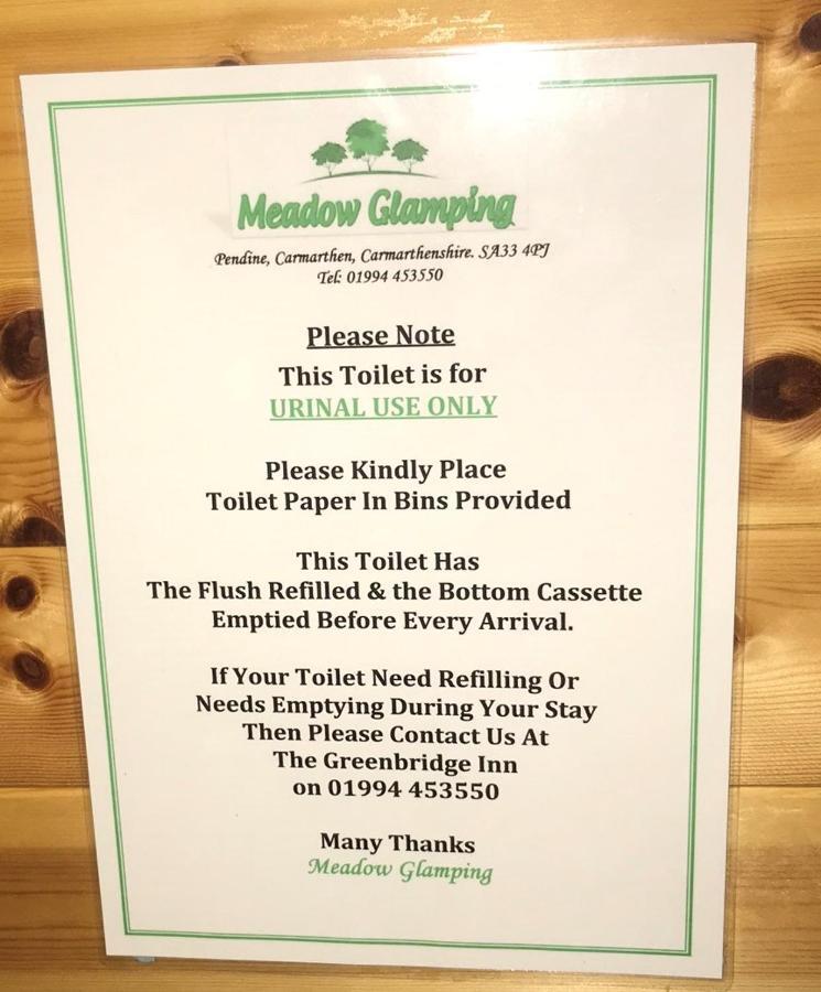 מלון קארמרת'ן Meadow Glamping מראה חיצוני תמונה